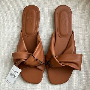 LOFT Faux leather sandals